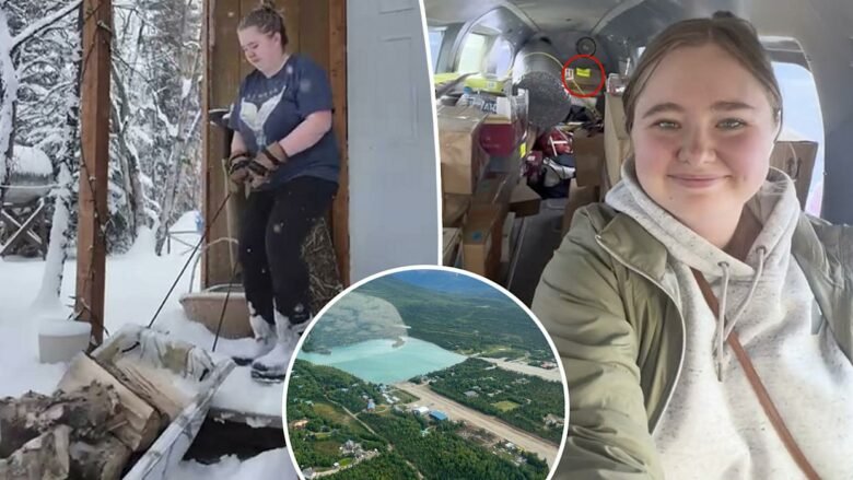 The story of a woman who lives in one of the most remote places in the US – she says she gets groceries by plane every two months