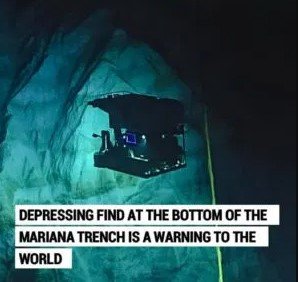 The shocking revelation from the Mariana Trench acts as a dire warning to us all