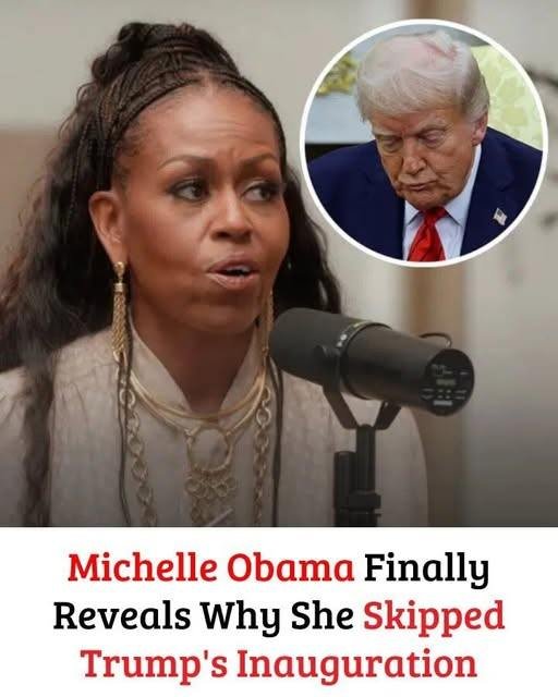 Michelle Obama finally reveals why she skipped Trump’s inauguration