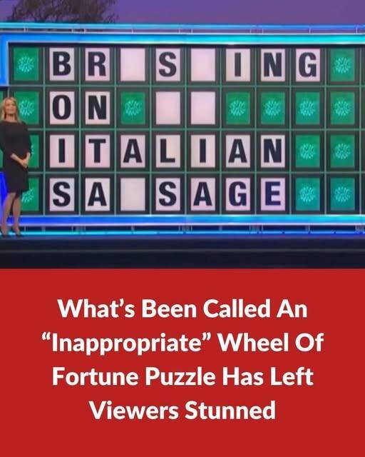 This “Inappropriate” Wheel Of Fortune Puzzle Left Viewers Stunned