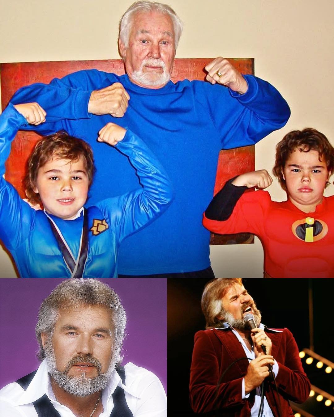 Late Country Legend Kenny Rogers Was A Proud Dad Of Five — Including Twins Born At 65