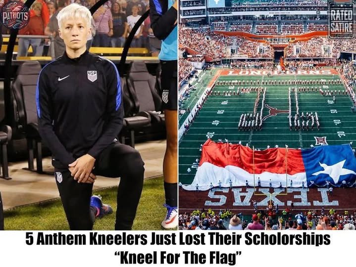 Breaking: University of Texas Revokes Scholarships of 5 Anthem Kneelers