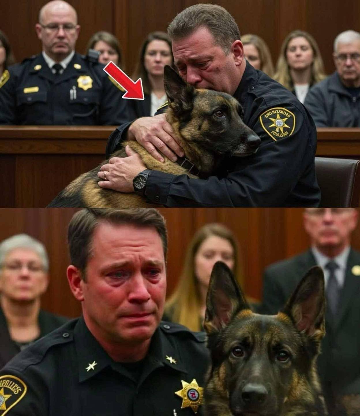 Wrongfully convicted police officer begs to see K9 one last time