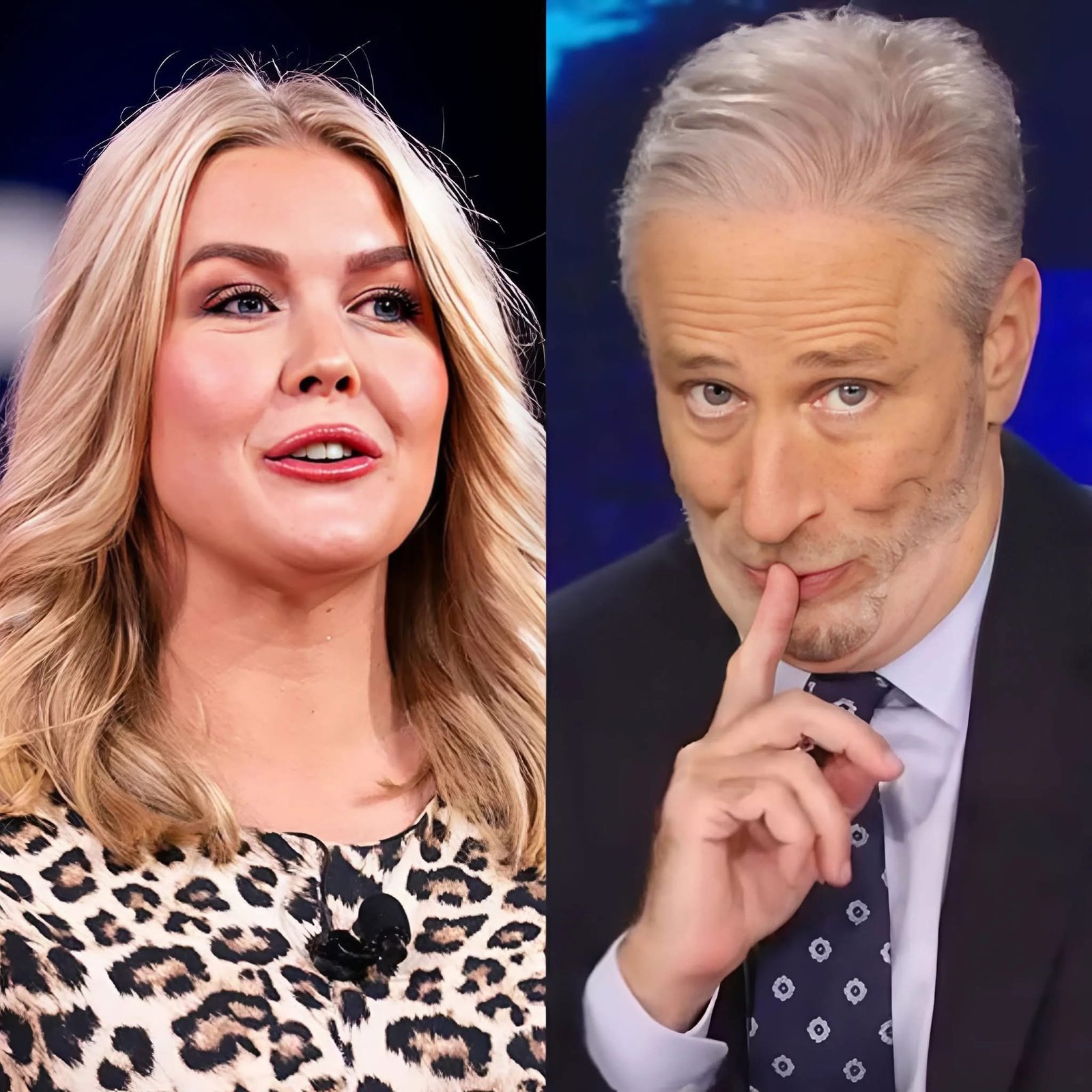 SHOCKING: Jon Stewart just mocked Karoline Leavitt but immediately faced her ruthless comeback—a statement that exploded all over American social media! – maily