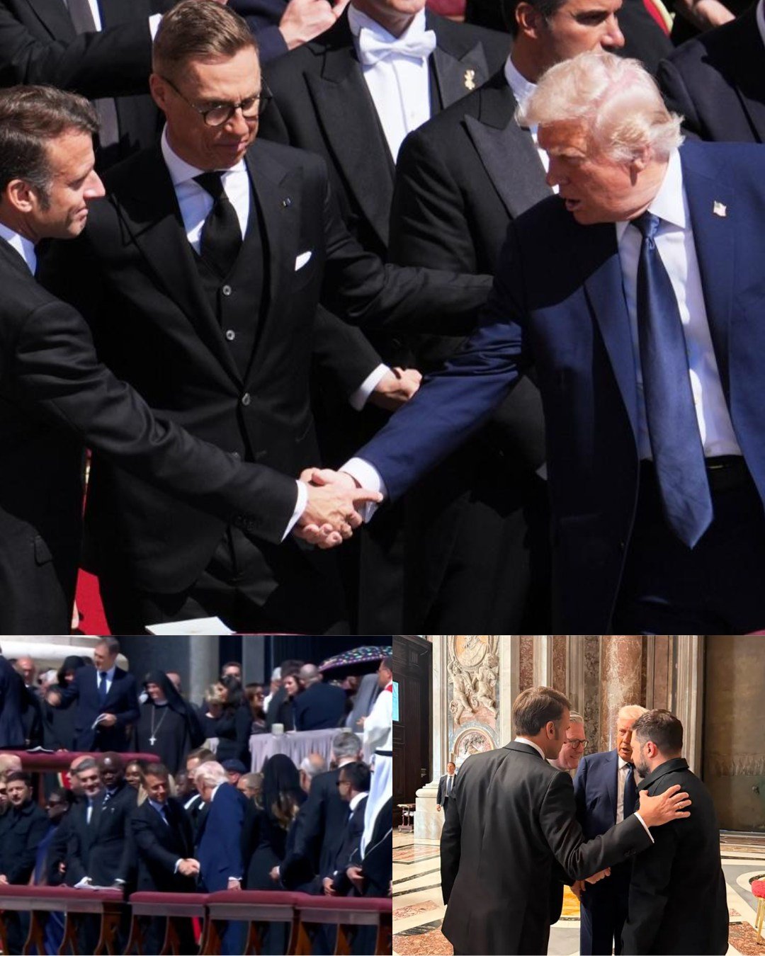 Awkward Moment: Macron Appears To Snub Trump’s Handshake At Pope Francis’ Funeral