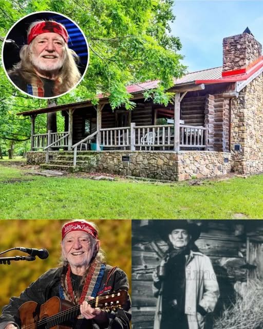 Willie Nelson’s Hand-Crafted Log Cabin Sold For .14 Million, But Wait Till You See It Inside