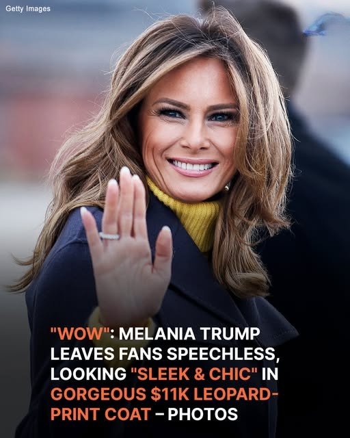 Melania Trump Stuns in Leopard-Print at Women of Courage Awards