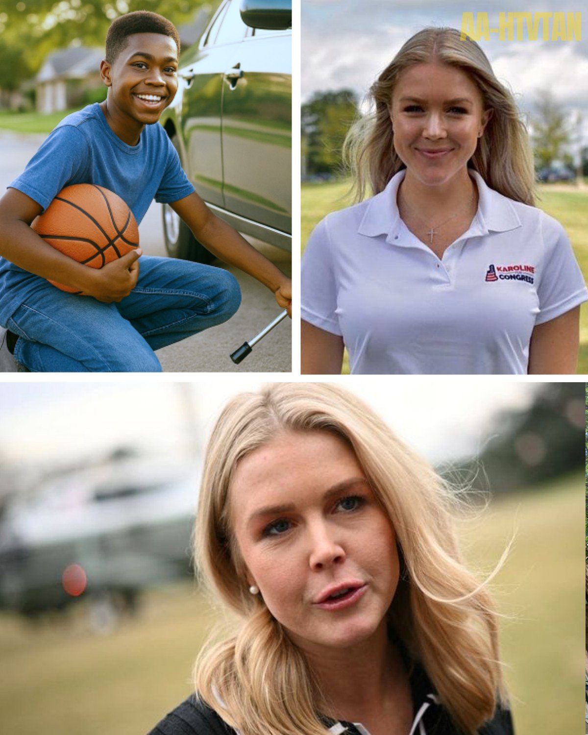 From Flat Tire to Fate: How One Quiet Act by a 13-Year-Old Boy on a Sidewalk Changed His Entire Life After Meeting Karoline Leavitt—What Happened Next Left Everyone Speechless