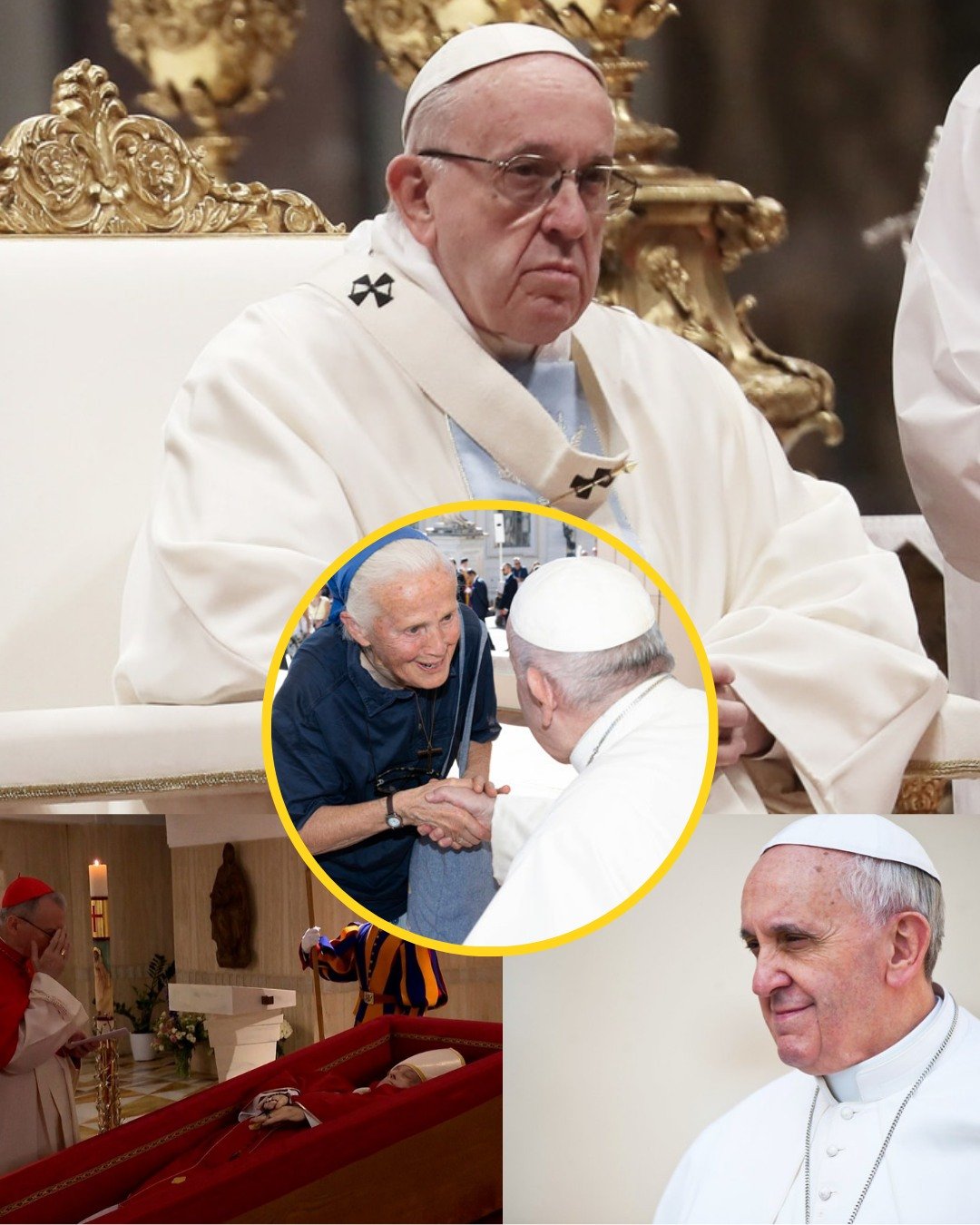 Emotional Moment As Nun Breaks Tradition Beside Pope Francis’ Casket