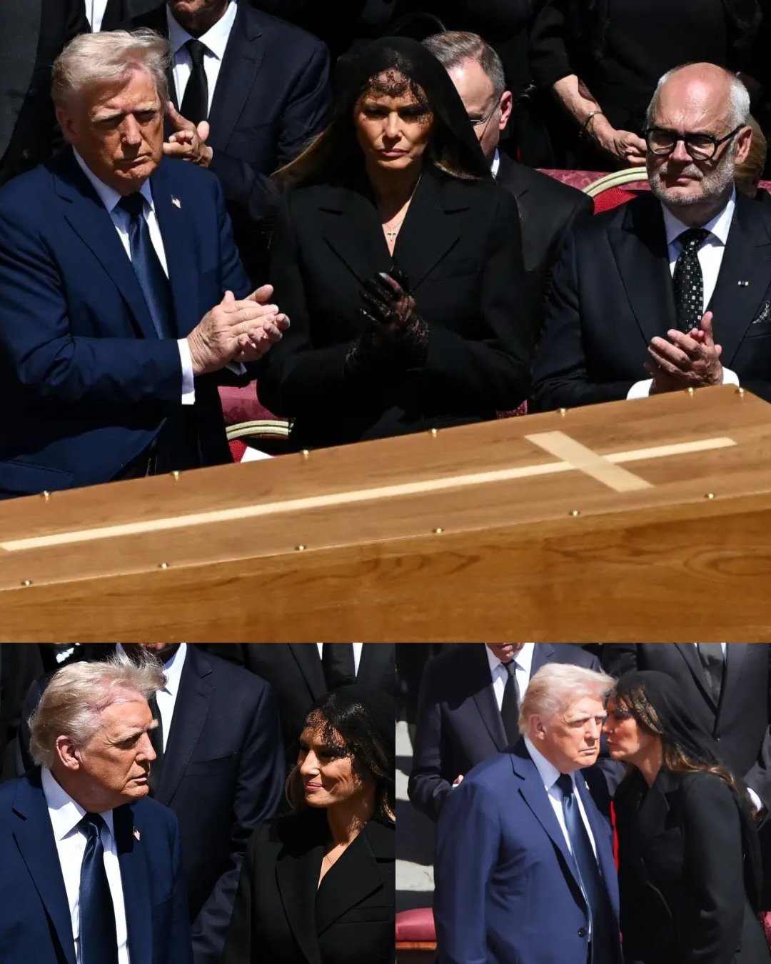 Lip Reader Uncovers Seven-Word Exchange Between Trump And Melania At Pope’s Funeral