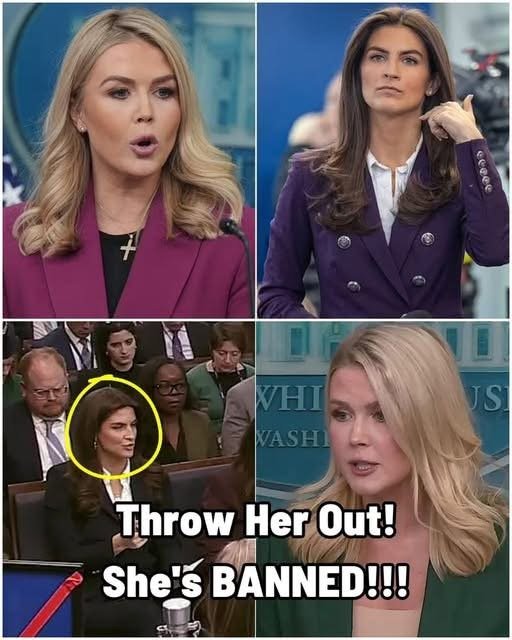 Karoline Leavitt B@NS CNN’s Kaitlan Collins From Press Brief After STUPlD Question