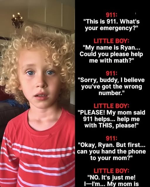 Boy Calls 911 to Ask For Help with Math, Cops Soon Realize He Needs Real Help