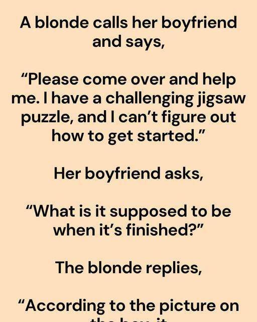 A Blonde’s Call to Her Boyfriend