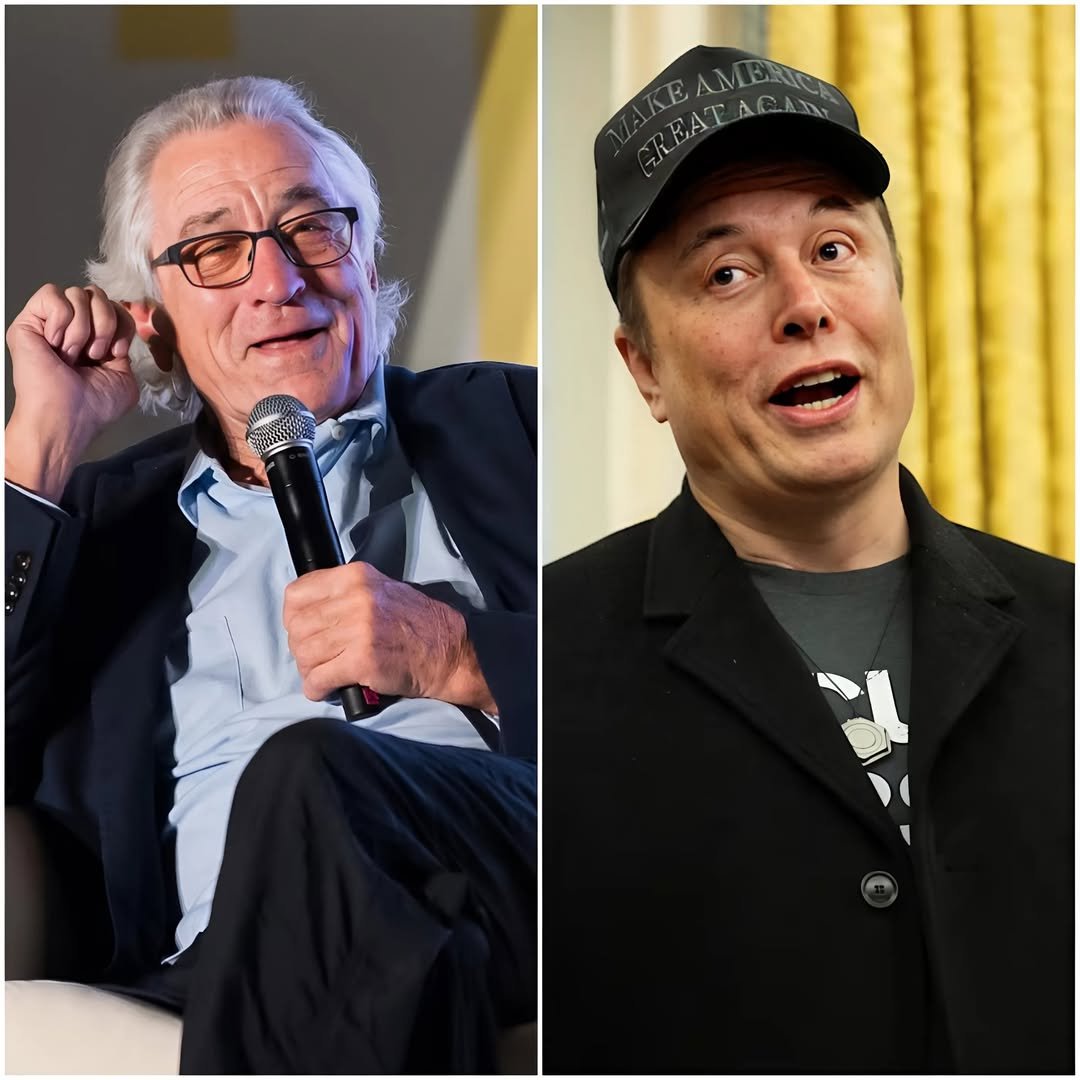 BREAKING NEWS: Robert De Niro’s statement shocks the studio with 8 shocking words after Elon Musk bluntly called him “extremely stupid” on TV.