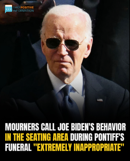Joe Biden’s ‘Inappropriate’ Moment At Pope Francis’ Funeral Sparks Outrage!! Watch The Footage