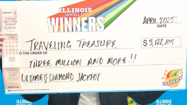 Tourist wins lottery ticket worth over  million during visit to Chicago