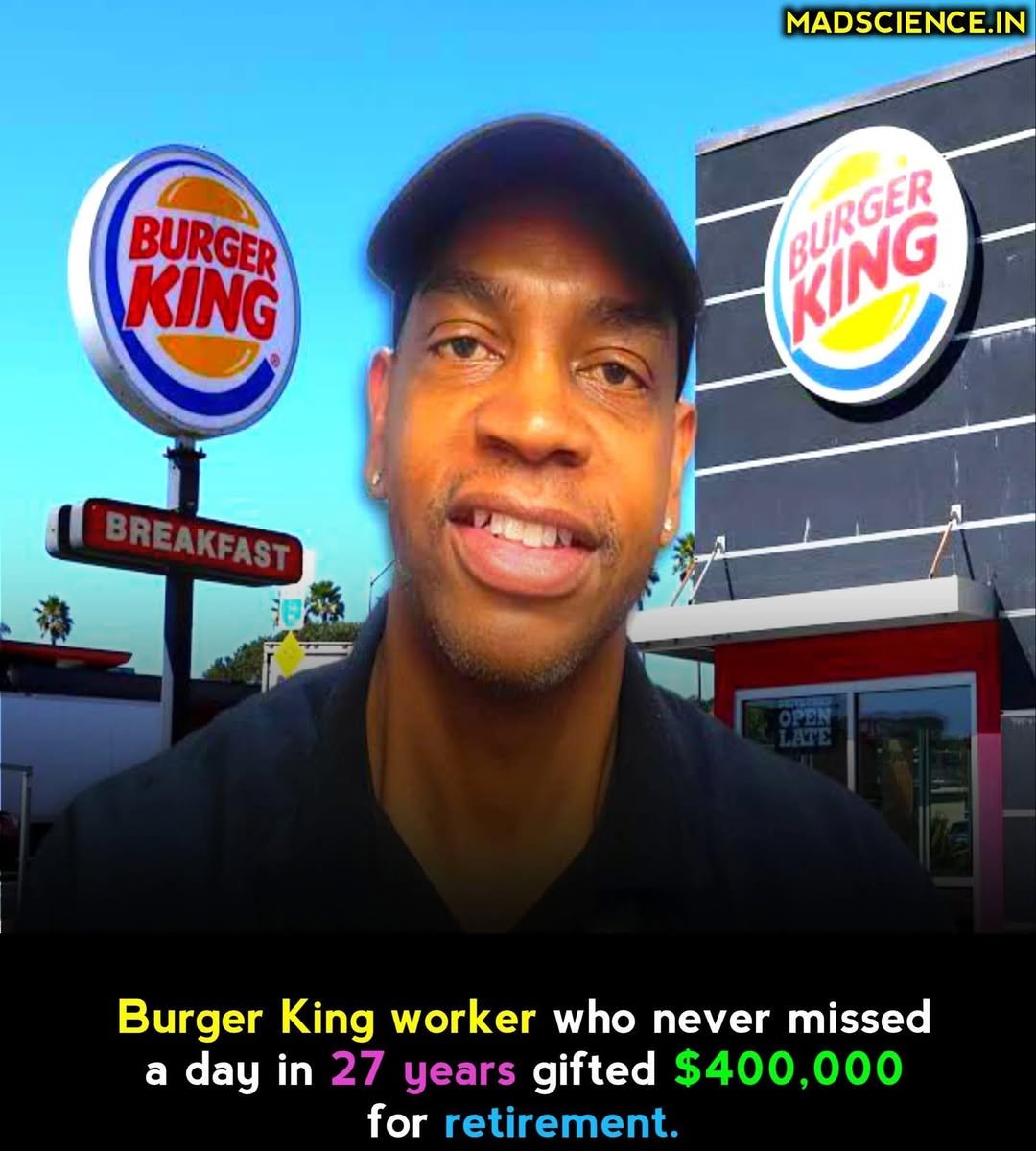 Kevin Ford worked at Burger King for 27 years