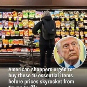 U.S. shoppers are urged to buy these 10 essential items before tariffs drive up costs