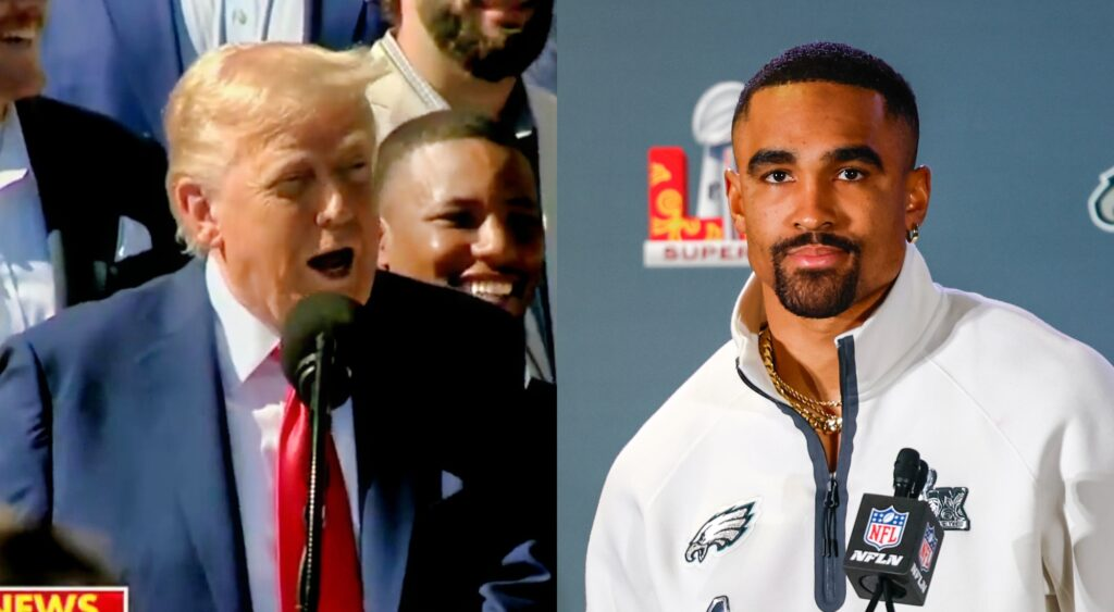 President Donald Trump Speaks Out About Eagles QB Jalen Hurts After He Skipped The Team’s White House Visit