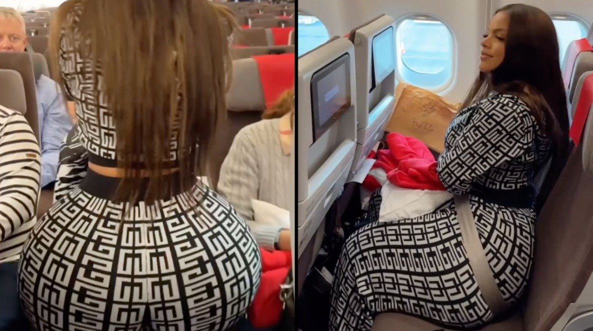Model Who Called For Planes To Have Bigger Seats Hit Back At Trolls Who Told Her To ‘Buy Two Seats’