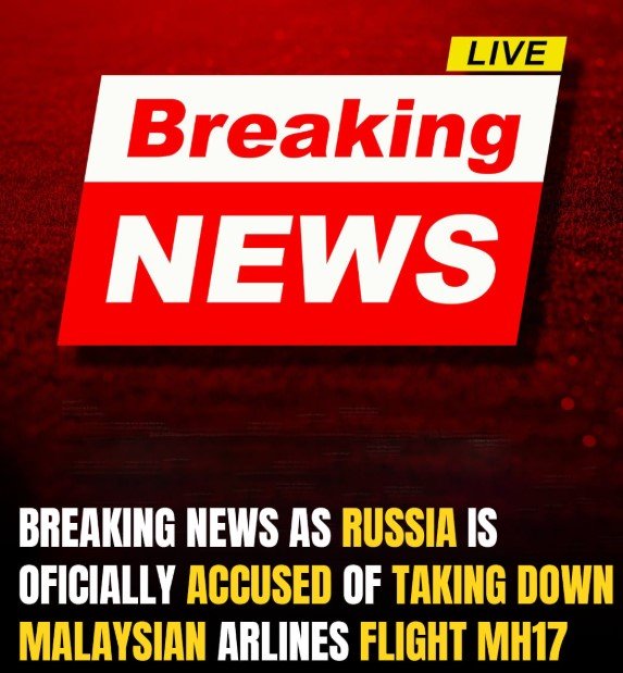 UN Aviation Body Rules Russia Responsible For Downing MH17, Killing 298