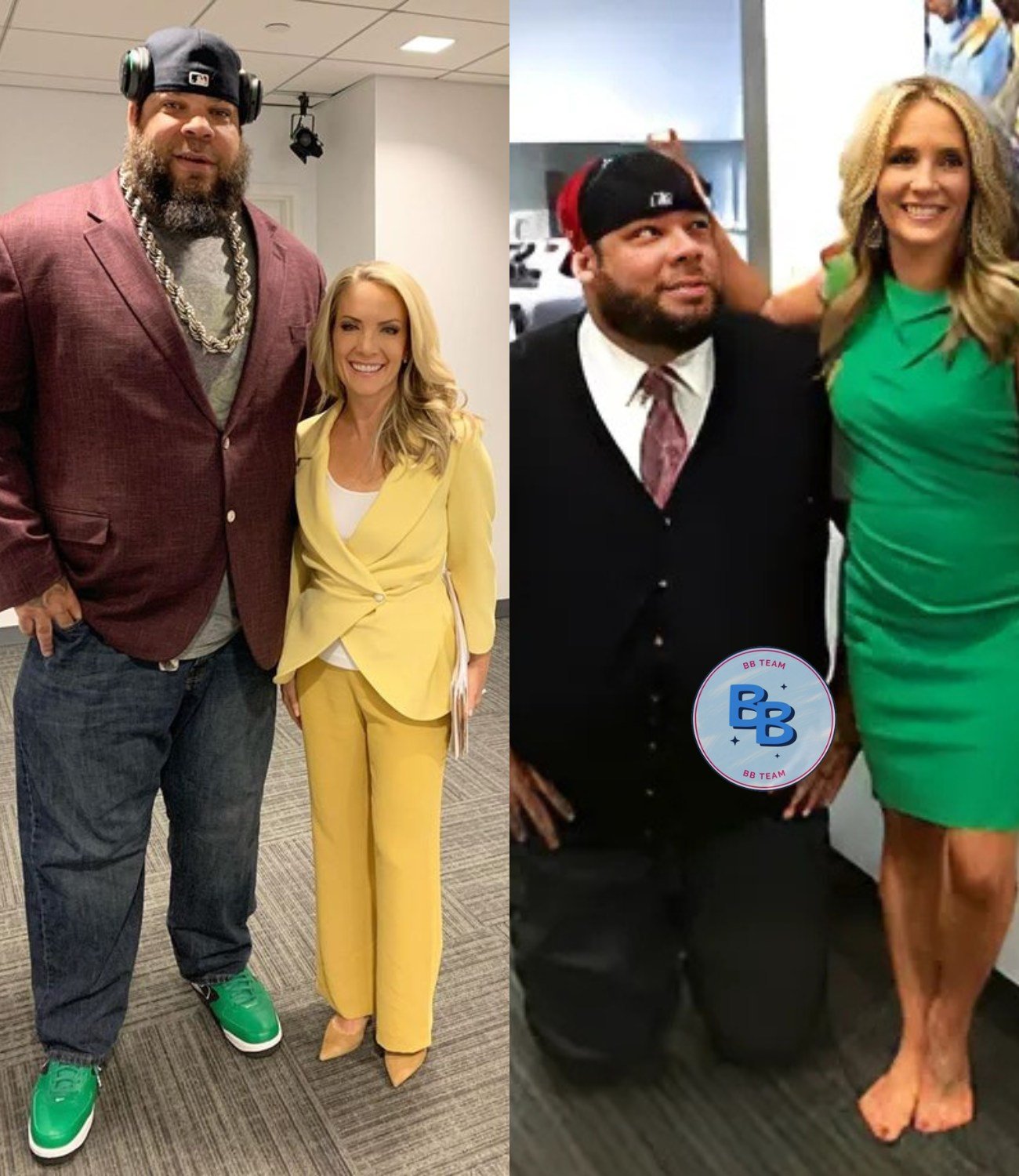 A viral behind-the-scenes photo from *The Greg Gutfeld Show* captures the hilarious height gap between 5’0″ Dana Perino and 6’7″ Tyrus. But beyond appearances, it’s their quick wit, warm chemistry, and playful banter that truly captivate viewers, making them an unexpectedly perfect and beloved on-screen duo each week.
