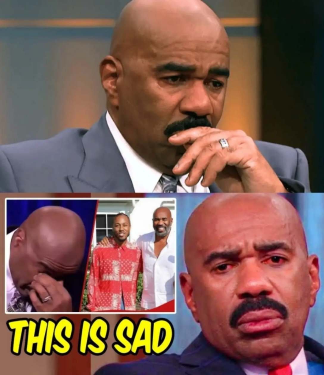BREAKING NEWS: At 67, Steve Harvey Breaks Down in Tears as His Stepson Reveals a Shocking Secret! – YN