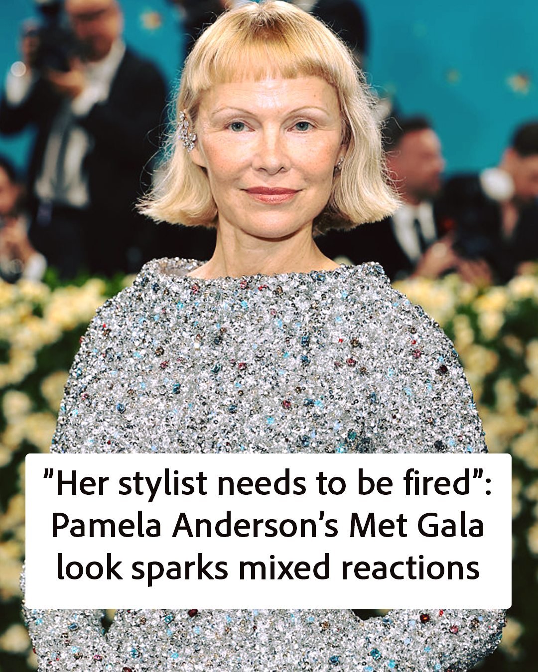 Pamela Anderson’s bold look at the Met Gala sparks reaction