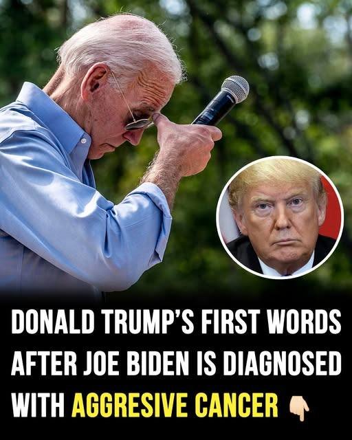 Donald Trump’s first words after Joe Biden is diagnosed with ‘aggressive’ cancer