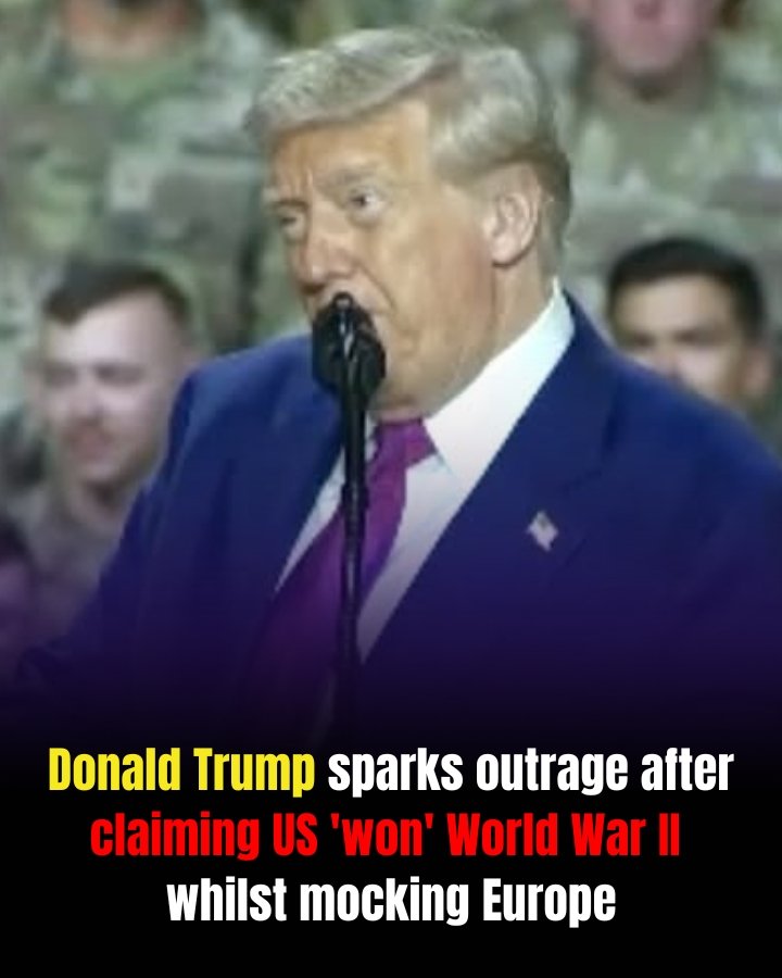 Donald Trump sparks outrage after claiming US ‘won’ World War II whilst mocking Europe