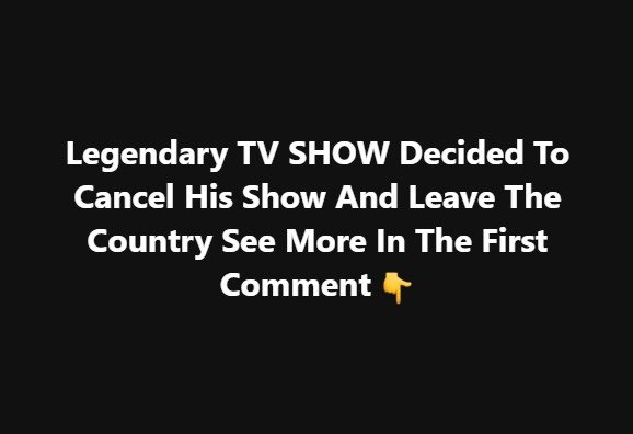 Leaving U.S. and Stepping Away From TV