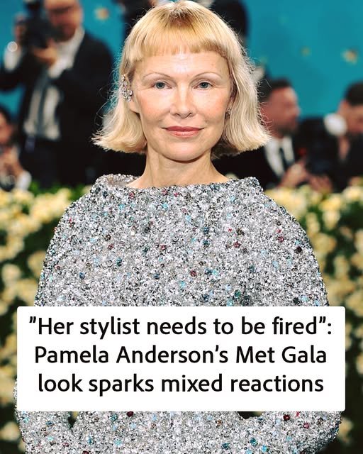Pamela Anderson’s bold look at the Met Gala sparks reaction
