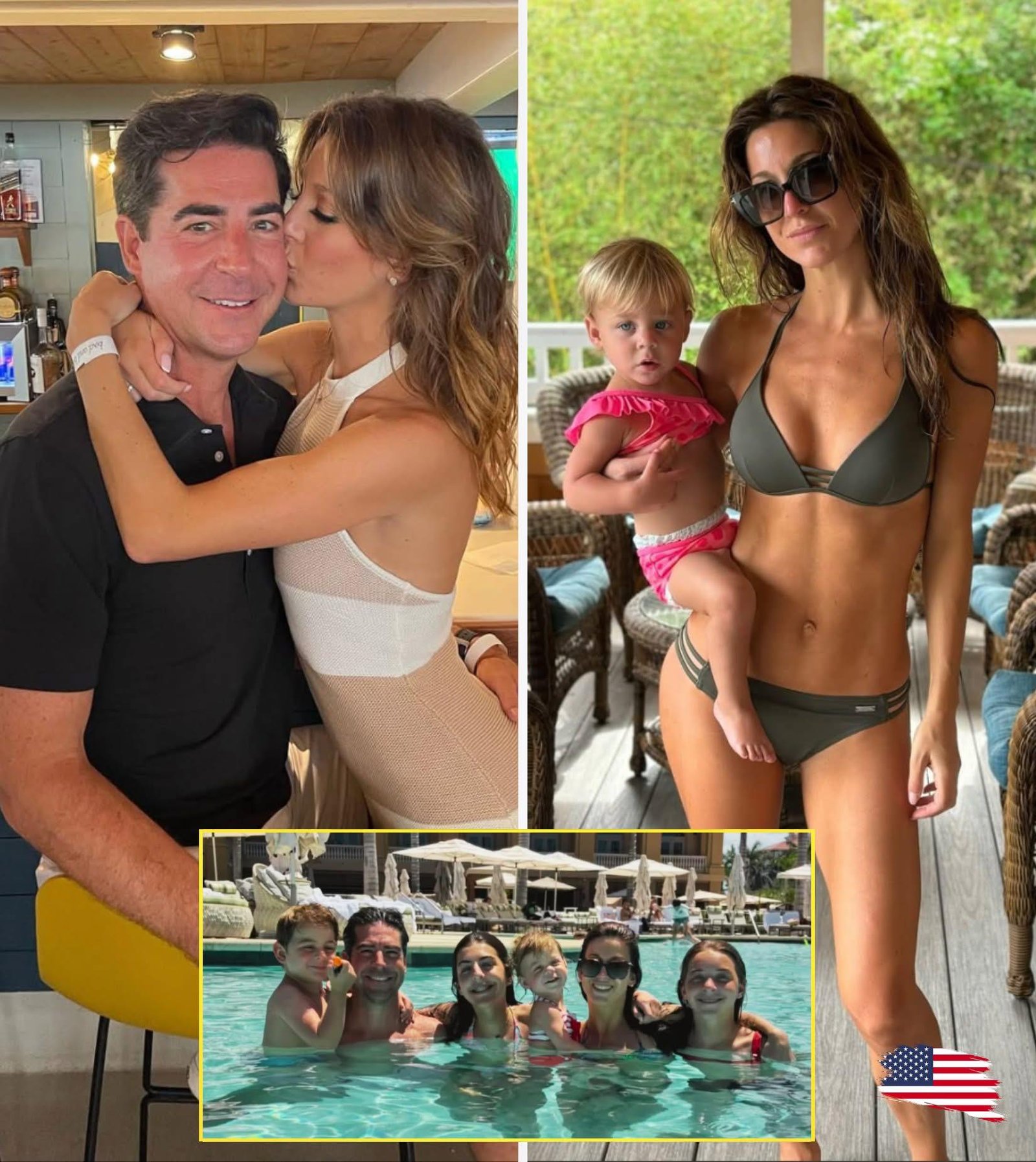 Fox’s Jesse Watters and wife Emma share sweet family moments after well-deserved break from work