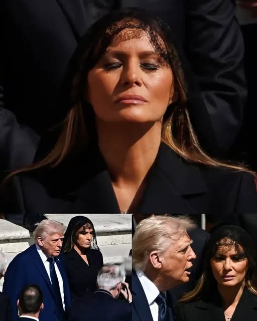 Melania Appearance At Pope Francis’ Funeral Sparks Debate Over Her Attire