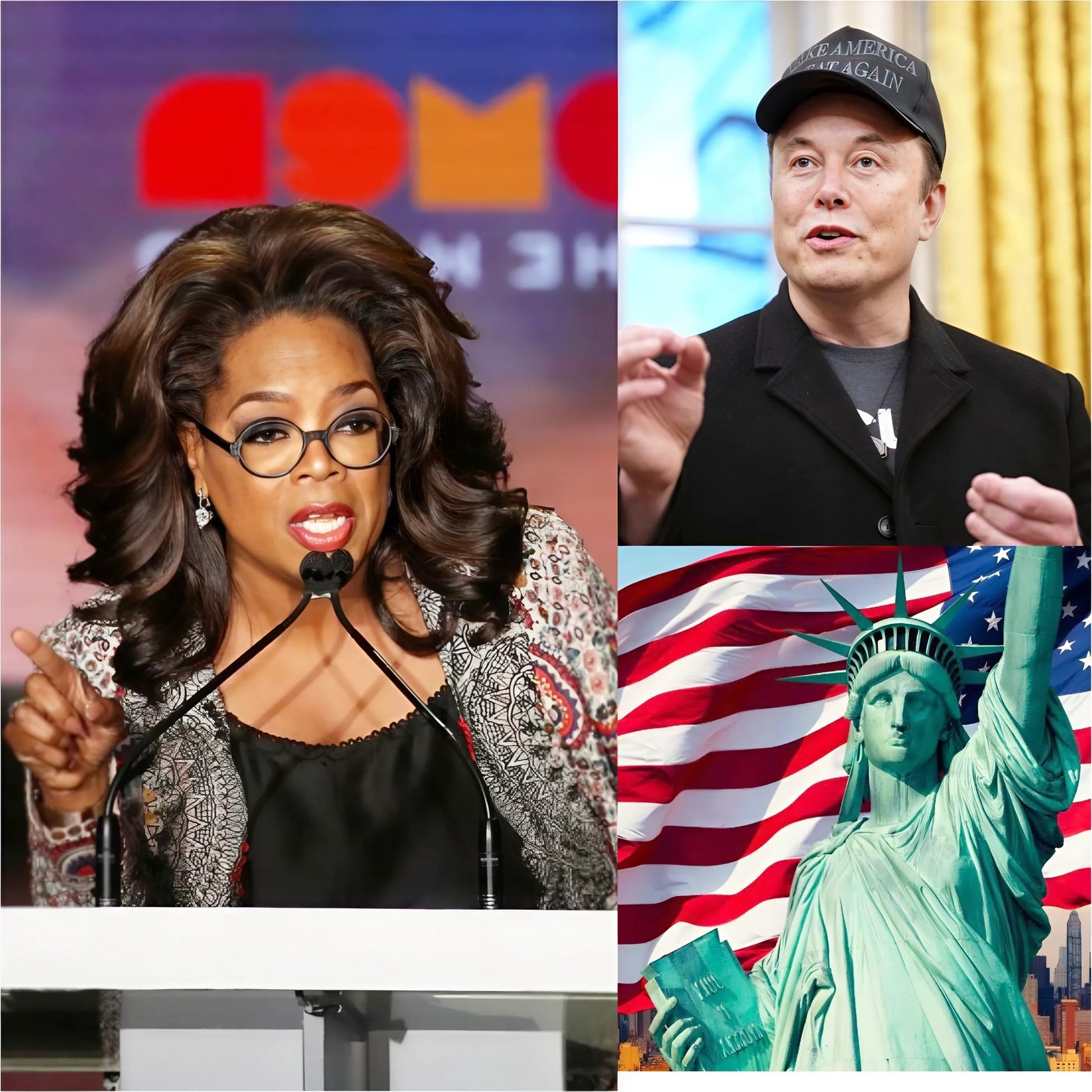 OPRAH DECLARATES WAR ON AMERICA: Stops the talk show ‘Blame Elon’, leaves Hollywood and vows never to return