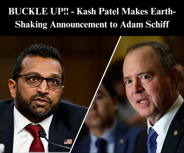 Adam Schiff Melts Down About FBI Director Kash Patel