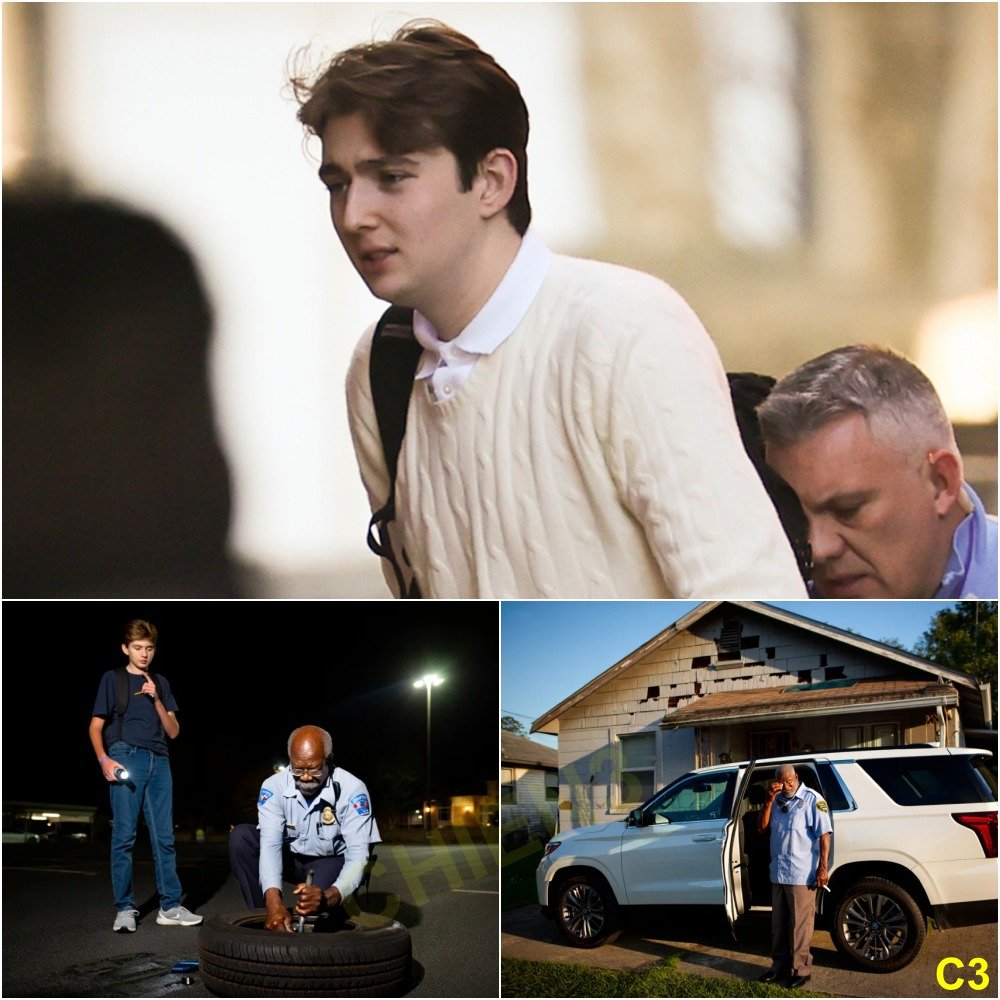 No One Paid Attention to the College Janitor —Until Barron Trump Showed Up with Keys to a Brand-New SUV