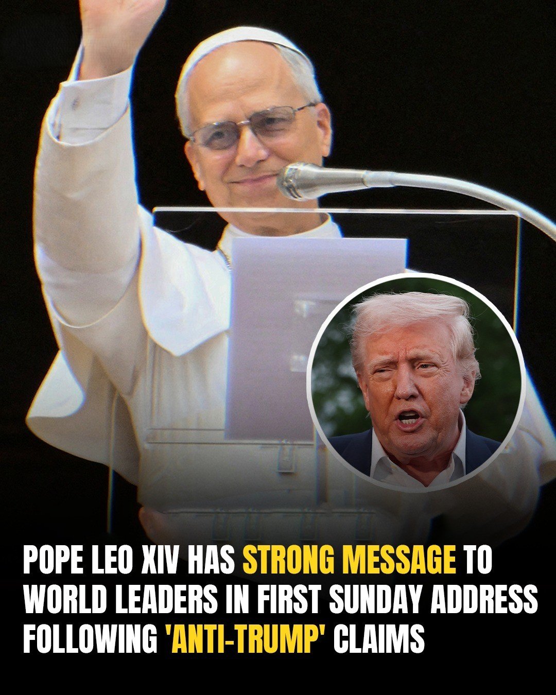 Pope Leo XIV Urges World Leaders To End All Wars In First Sunday Address