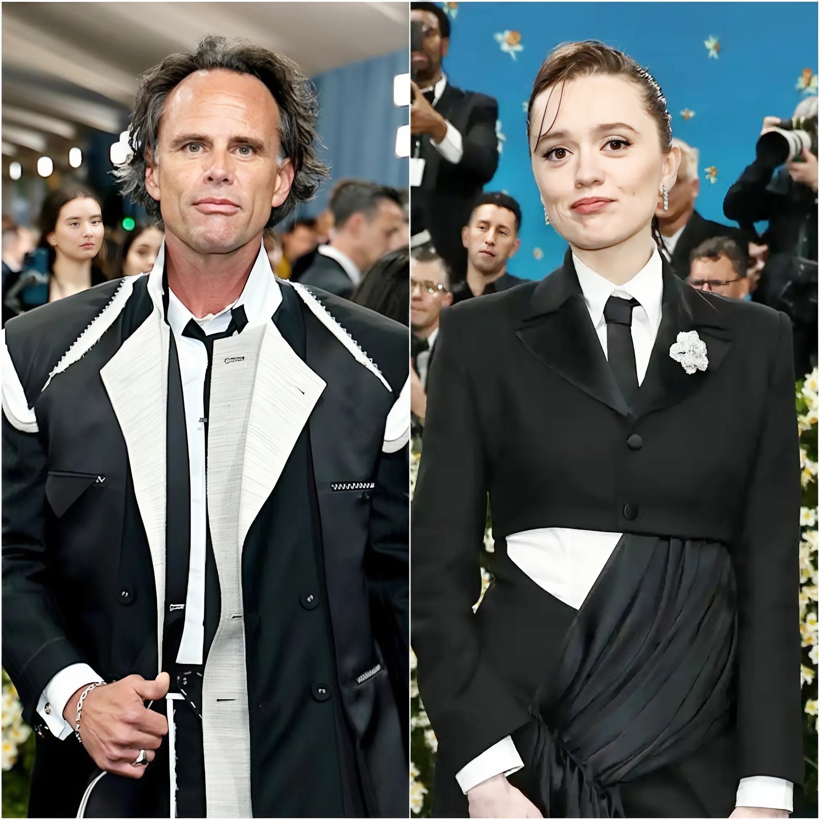 DRAMA BREAKS OUT  Aimee Lou Wood – Walton Goggins avoid each other at Met Gala 2025, “make up” online but are cold in real life