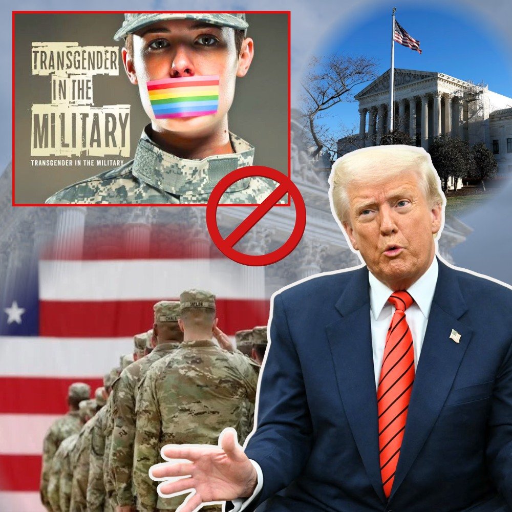 Supreme Court allows Trump to implement transgender military service ban for now