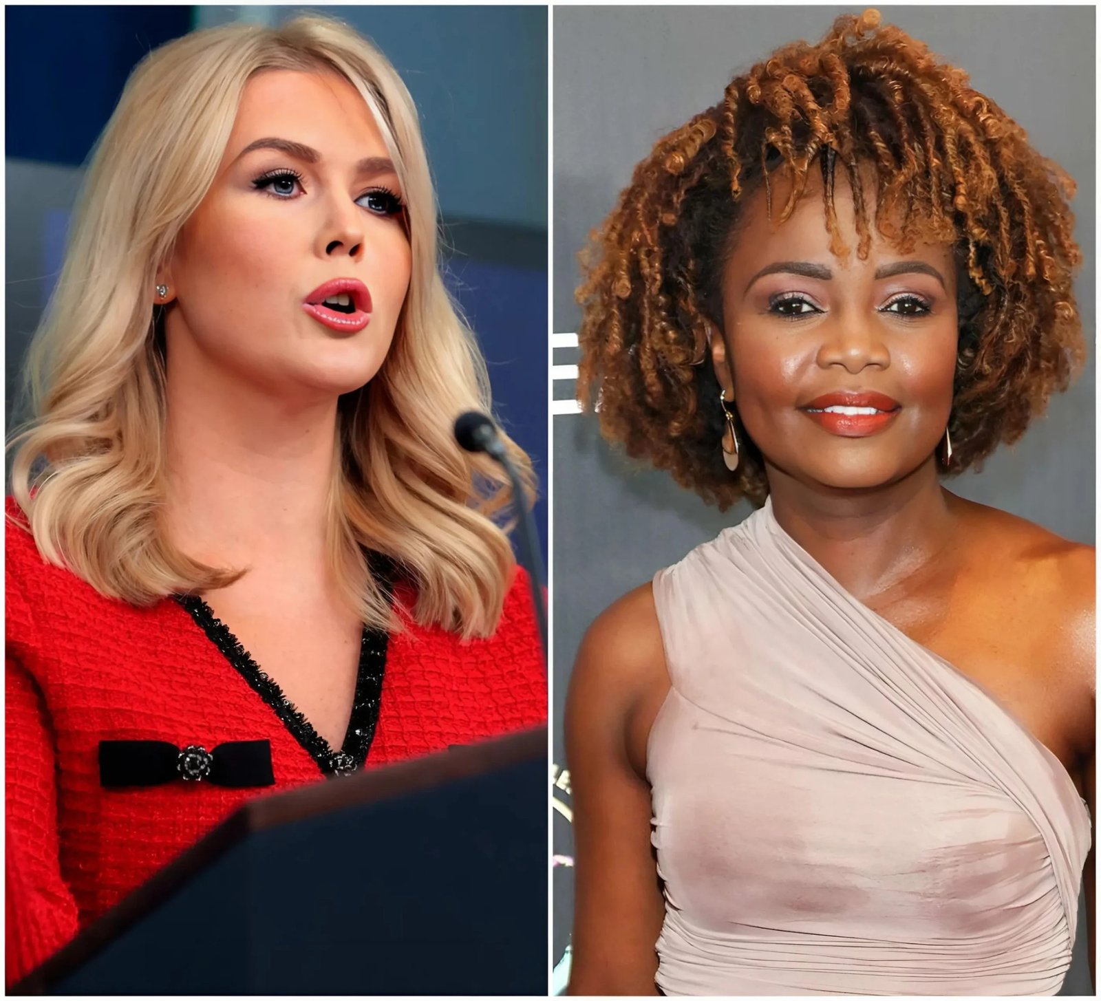 BREAKING: Karoline Leavitt DESTROYS Karine Jean-Pierre LIVE on TV—Watch as Leavitt’s SHARP Response Leaves Jean-Pierre FLUSTERED and the Crowd CHEERING!