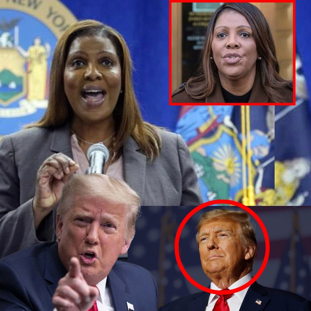 New York Attorney General Letitia James accused President Donald Trump of ordering individuals to follow and harass her.