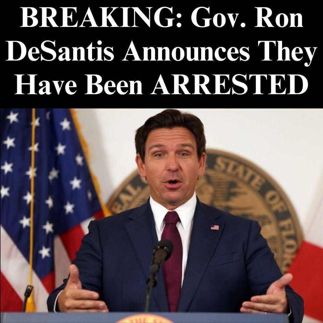 Gov. Ron DeSantis Announces Major Arrest in Florida