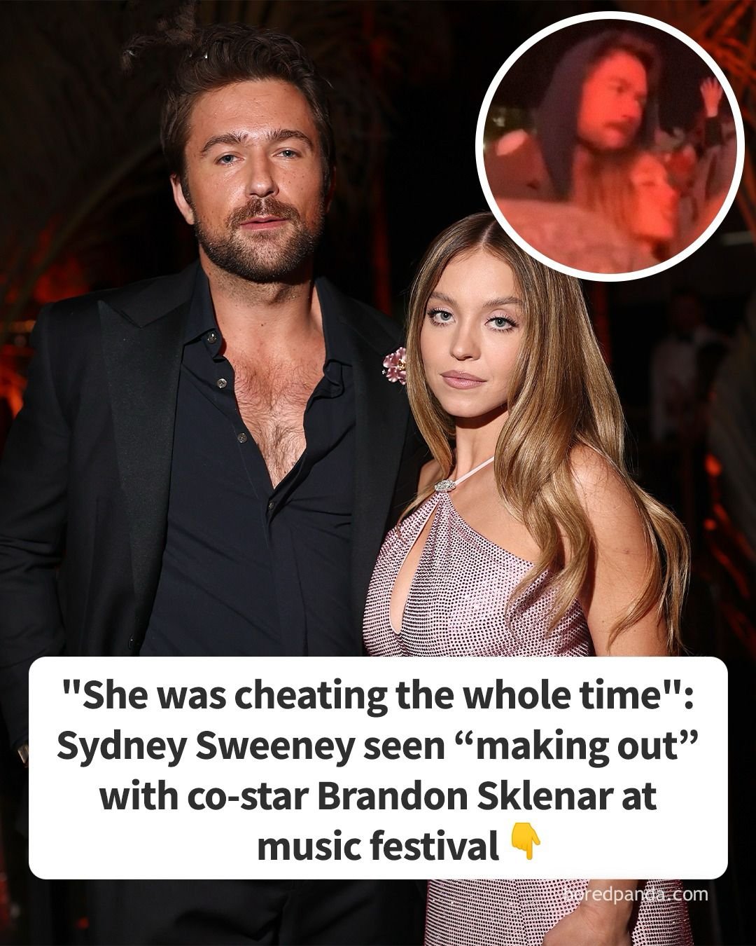 Sydney Sweeney Seen “Making Out” With ‘Housemaid’ Co-Star Brandon Sklenar At Music Festival