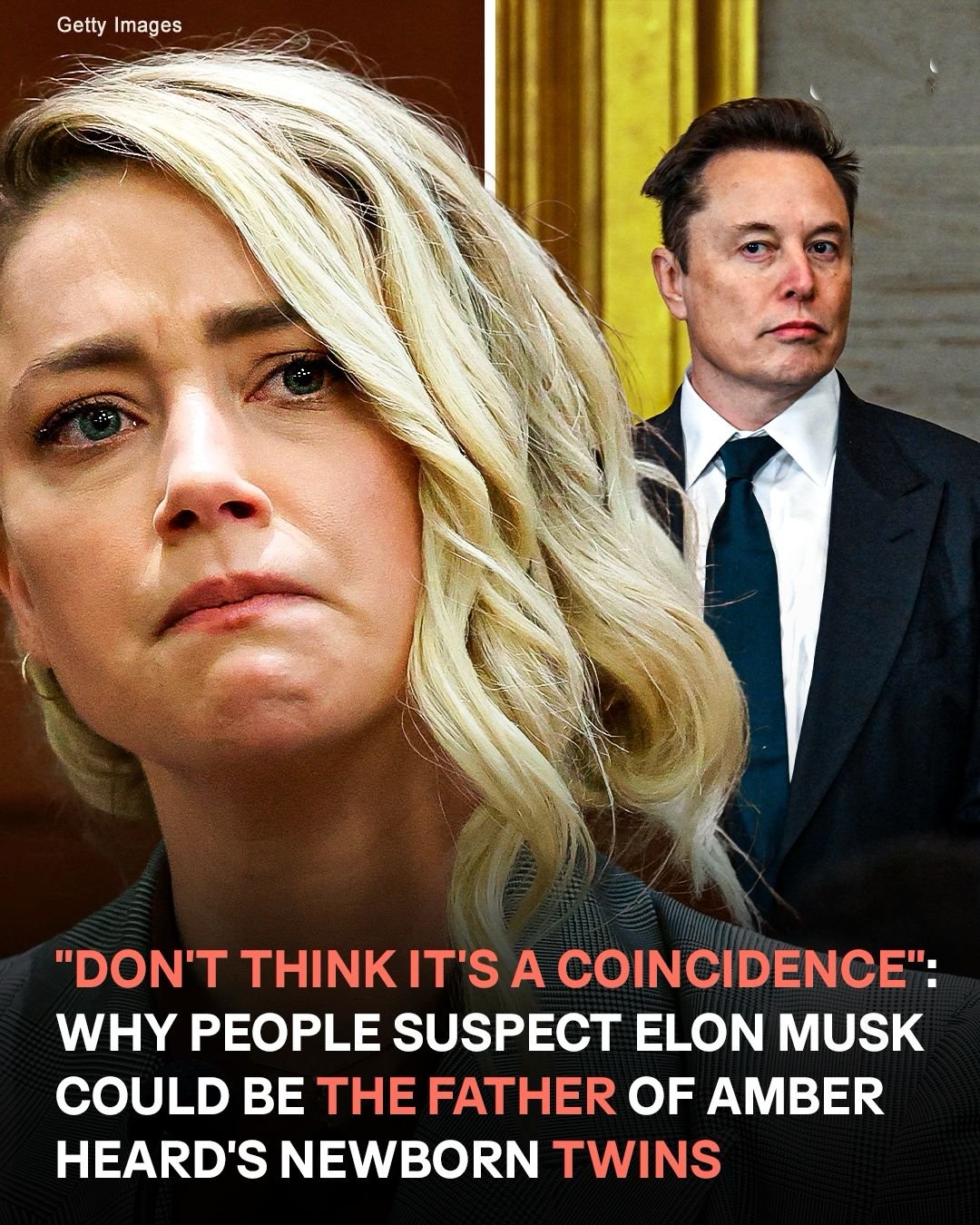 Amber Heard Welcomes Twins, Sparking Discussion Over the Paternity of Her Children