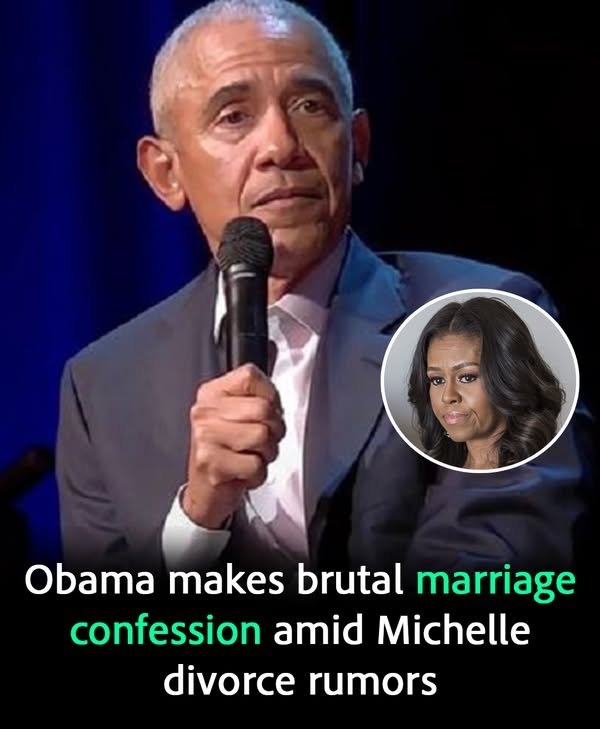 Obama makes surprising admission following divorce rumors