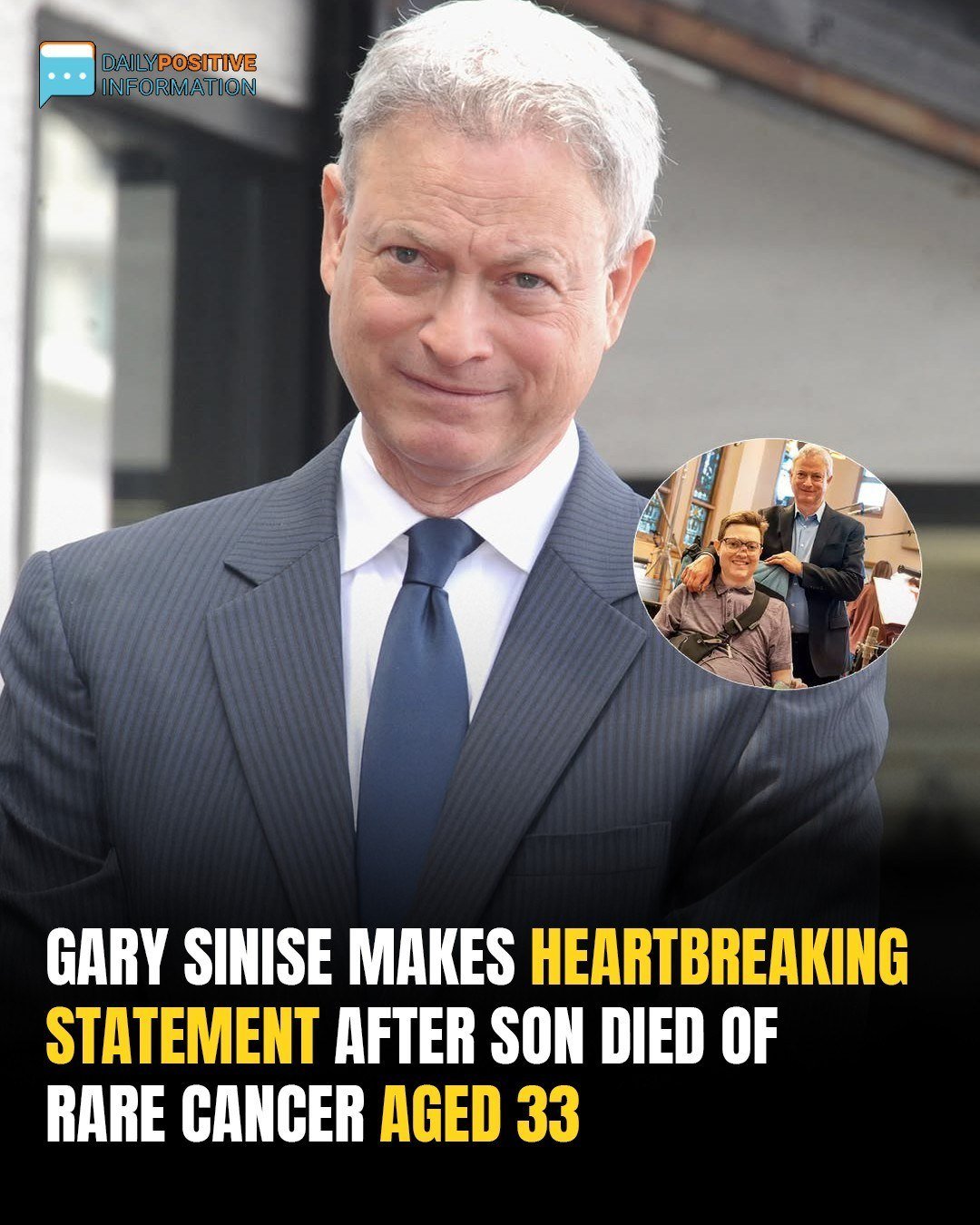 Actor Gary Sinise Mourns Son’s Tragic Passing After Brave Cancer Battle