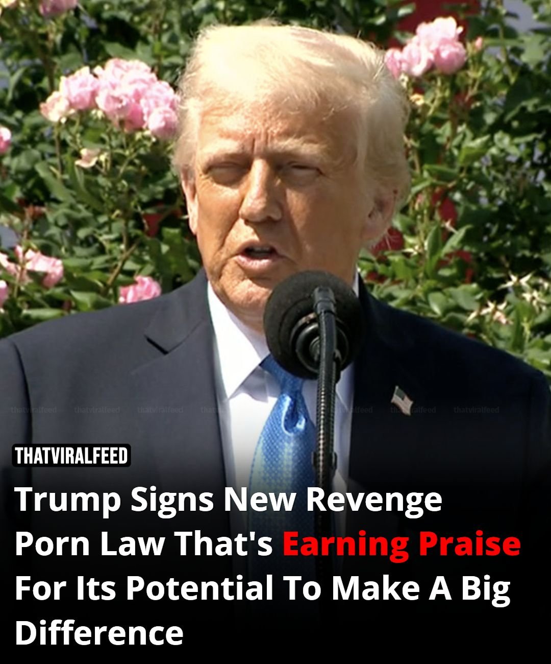 Trump Signs New Revenge Porn Law That’s Earning Praise For Its Potential To Make A Big Difference
