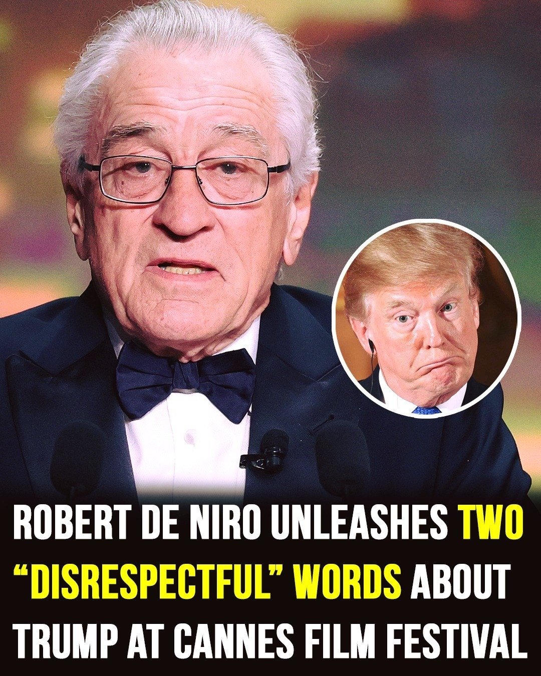 Robert De Niro’s brutal jab at Trump during Cannes speech