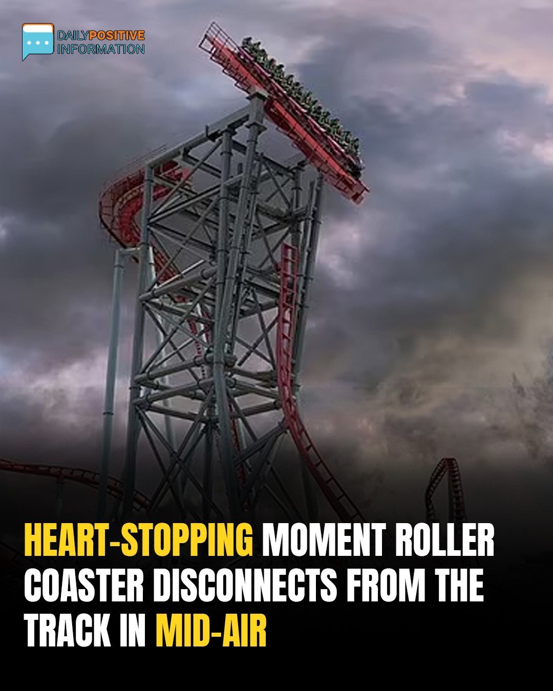 Terrifying Moment Theme Park Ride Detaches Right Before Opening